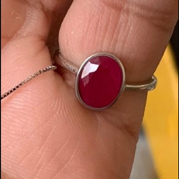 2CT Natural Burma Ruby Ring - Picture 3 of 13